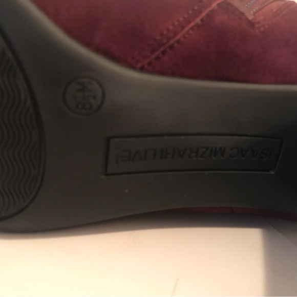 Gorgeous Isaac Mizrahi Wine /Burgundy knee high Boots NIB 8.5 - Picture 16 of 16